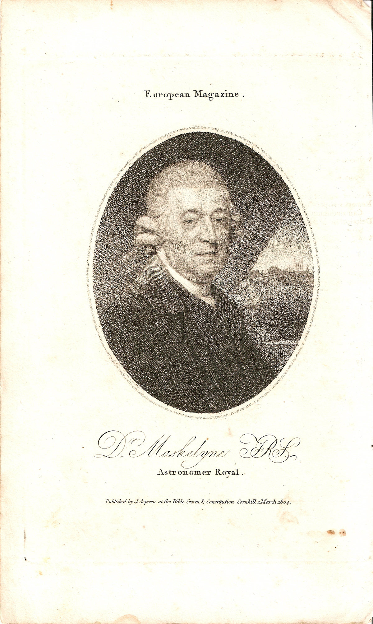 Rev'd Dr. Nevil Maskelyne Rev'd Dr. Nevil Maskelyne